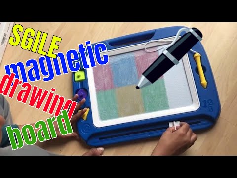 drawing-for-kids|-sgile-magnetic-drawing-board-learn-colors-tool-toys-review