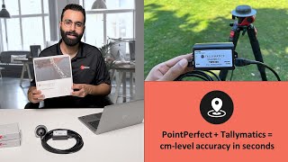 Easy cm-level accuracy with u-blox PointPerfect and Tallymatics Smart GNSS Antennas