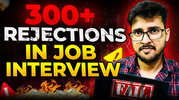 300+ Rejections in Job Interview 😱 | Job rejection motivation