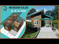 Desain Rumah Semi Permanen Minimalis Modern 6 x 8,5 m di Pedesaan /  Small House Design