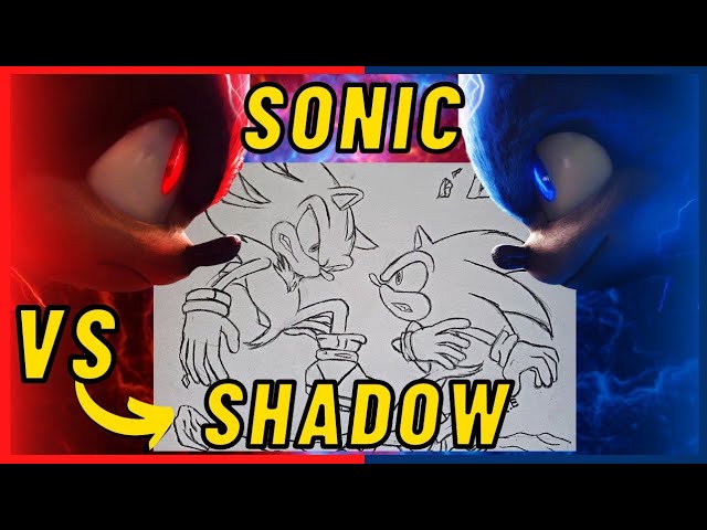 COMO DESENHAR A TURMA DO SONIC - SHADOW E SILVER 