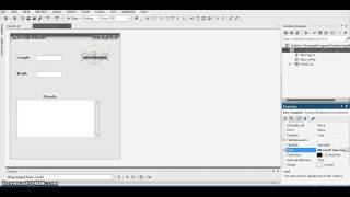 Data Input in Windows Applications in VB NET - Rectangle Program