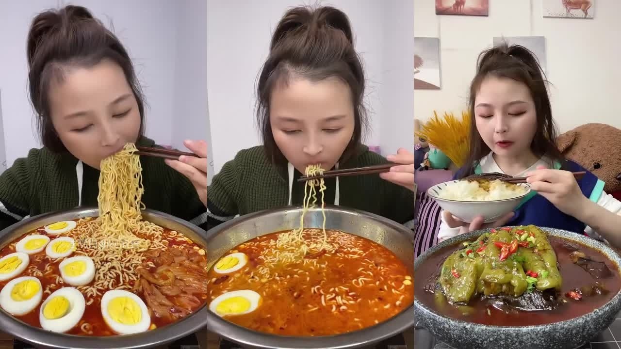 ASMR MUKBANG | SPICY SEAFOOD BOIL CRAB, OCTOPUS, SCALLOP, ENOKI MUSHROOM, SNAIL NOODLES, BOILED EGGS