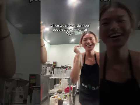 Youtubeshorts Relatable Boba Tea Viral Funny Bubbletea Barista Bobatea Food Viral 