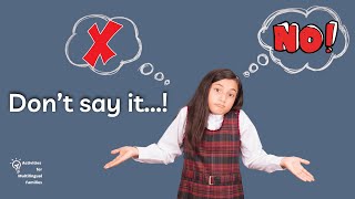 Don't say it! A game to foster speaking
