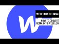 WebFlow tutorial - How to convert Figma into webflow