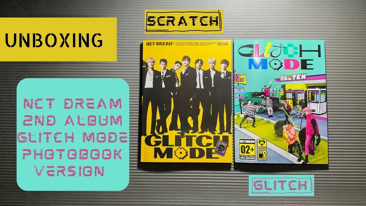 UNBOXING] NCT Dream 2nd Album Glitch Mode (Photobook Versions
