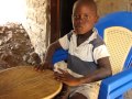 Afro Cultura Gabu 1: 7 yr. old boy playing djembe