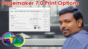 Part 5 PageMaker 7.0 Print Options in Telugu Language