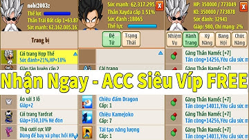 Ngọc Rồng Online - Ra Mắt Sự Kiện Đua Top Nhận Găng Thần Linh Và Nick Bông Tai VÍP