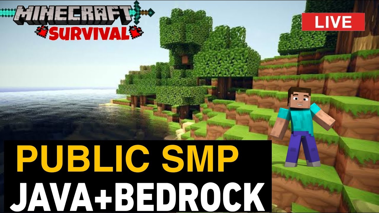 Minecraft Live: Java + Bedrock Public Server - YouTube