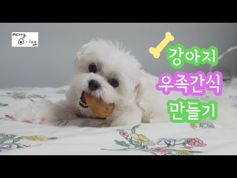 간식 만들까 #3 강아지 우족 간식 만들기 (홍두깨살,오리가슴살)