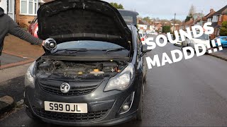 HOW TO INSTALL A PERFORMANCE AIRFILTER!! *CORSA D*