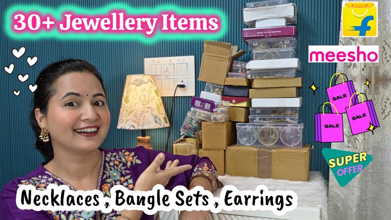 *RAKHI SPECIAL 30+ Items*Meesho Jewellery Items | Necklaces ,Earrings, Bangels | Neema's Corner 