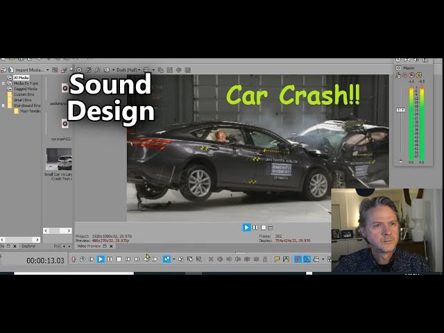 Car Crash Sounds Recording Session 