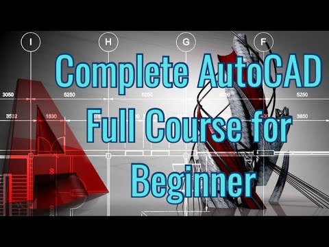 Complete AutoCAD Full Course for Beginner to Pro Level in AutoCAD 2D ...