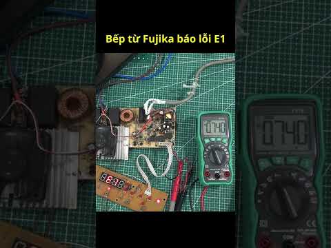 Video Bếp từ Fujika lỗi e1 - youtube