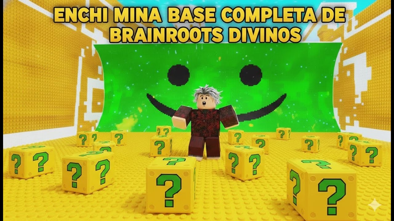 COMPLETEI MINHA BASE INTEIRA DE BRAINROOTS DIVINO E SECRETO, FIQUEI ...