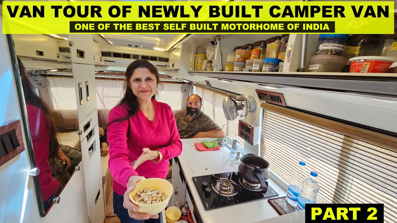 VLOG 289😍OMG😍 NOTHING CAN BE A BETTER HOME THAN THIS ON WHEELS/ VAN TOUR OF CAMPER VAN IN INDIA