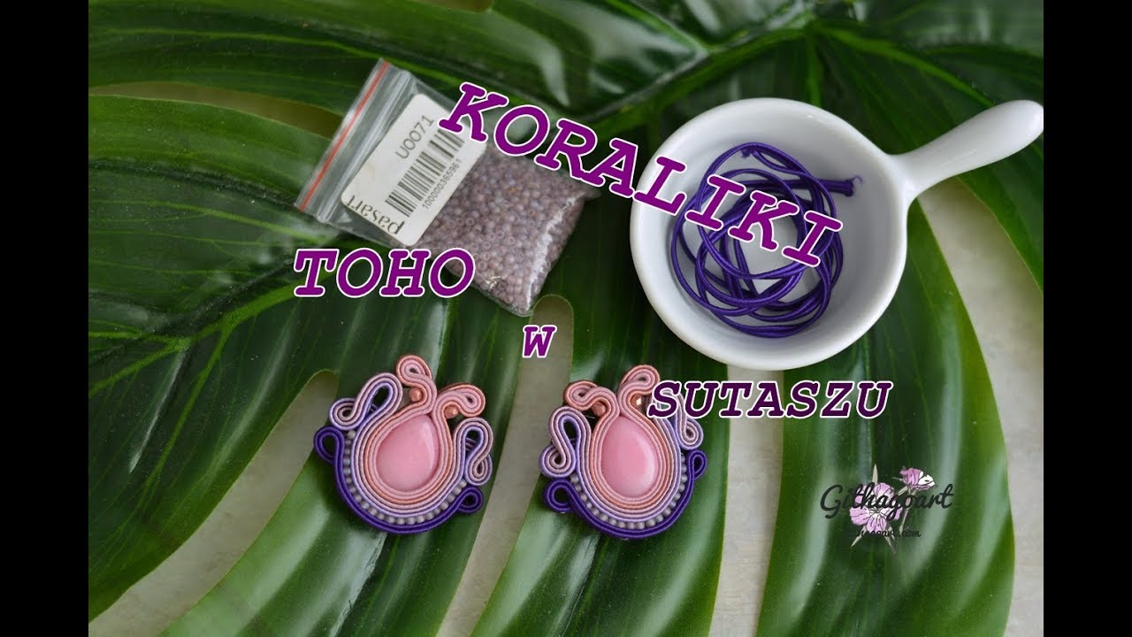 Sutasz krok po kroku  - jak wszywać drobne koraliki toho? - Githagoart