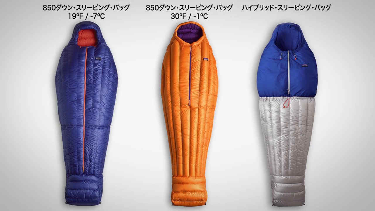 Patagonia® ダウン　スリーピングバッグ パタゴニア 850ダウン・スリーピング・バッグ 30F／-1C