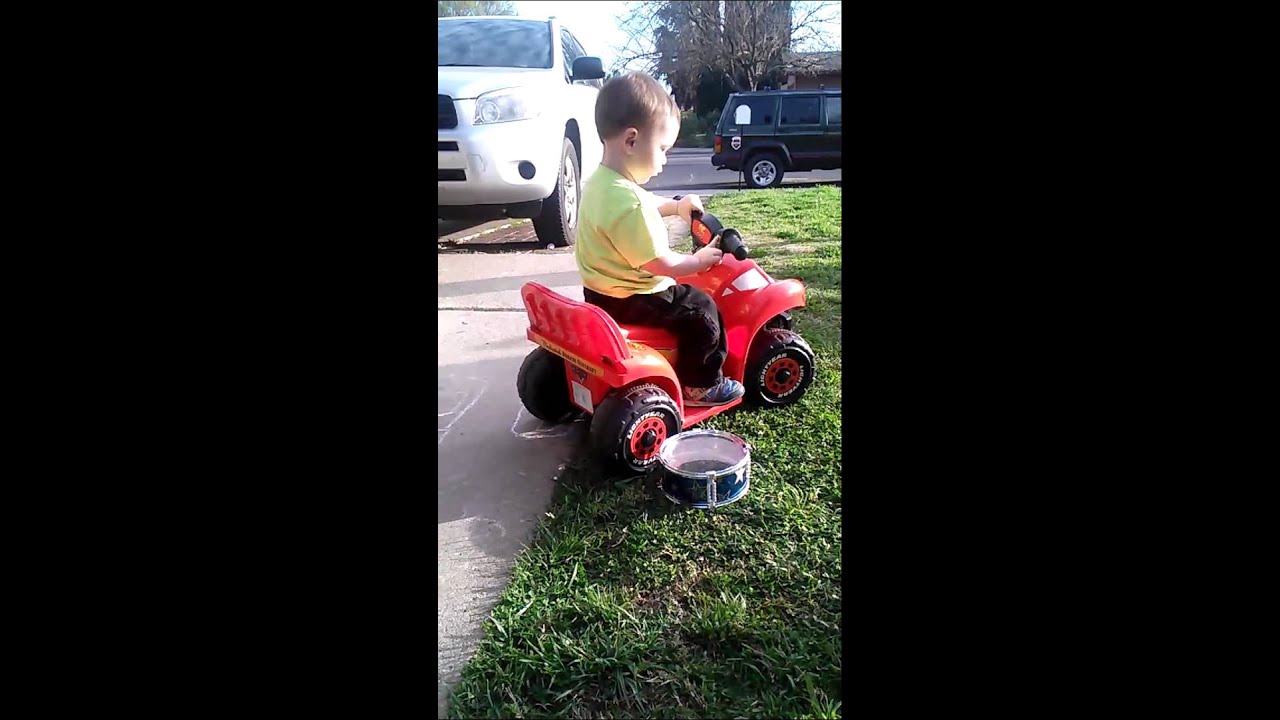 Baby rides car YouTube