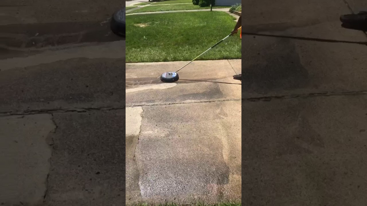 How to clean driveway YouTube