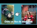 Bakugou y todoroki reaccionan a deku as lisa de blackpink 1/2? || Bakudeku/ 💚deku Midoriya 💚
