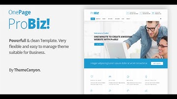 Probiz - Onepage Creative Multipurpose Joomla Template | Themeforest Website Templates and Themes