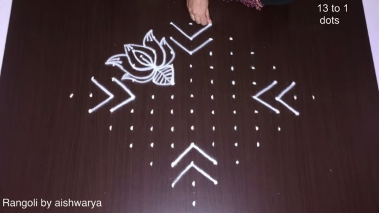 Easy Daily Kolam Rangoli