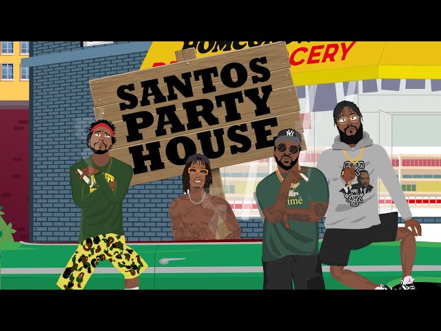 SMOKE DZA, CURREN$Y, GIRL TALK - SANTOS PARTY HOUSE (EXTENDED VERSION) FEAT. WIZ KHALIFA, BIG K.R.I.T