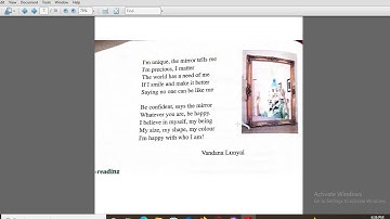 Class 6th English PSEB Chapter- 11   I am happy with who I am ( Poem)