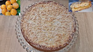 #kuchenrezepte كيكة البرقوق Mirabellen Kuchen mit Streuseln