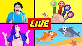 LIVE: Color Finger Family Song &amp; More Fun Nursery Rhymes