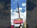 Extreme Lift: 120T KATO Crane Removing 20T ACMI Cargo from Trailer