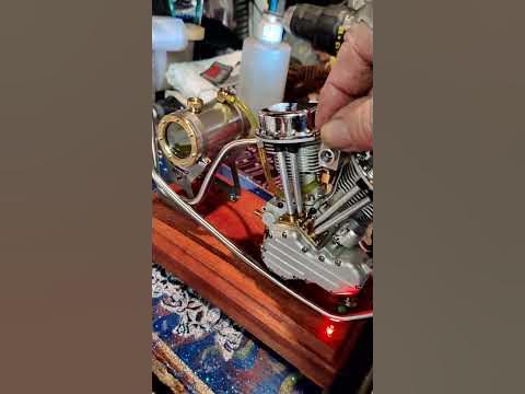 Miniature Harley-Davidson Engine - YouTube