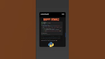 Happy Diwali 🎇🪔 code in python program #coding #subscribe