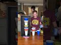 Wacky Vertical Stack Challenge! #games #family #fun