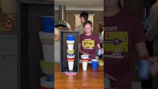 Wacky Vertical Stack Challenge! #games #family #fun
