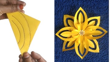 easy making Diwali paper flower decoration||flowers craft||paper flowers craft #youtubevideo #craft