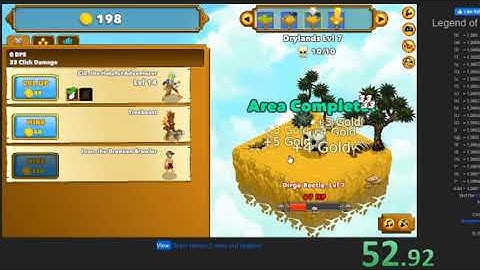 Clicker Heroes - [World Record] 2 Heroes to Level 50 Speedrun (2:46.89) (Mouse Keys)