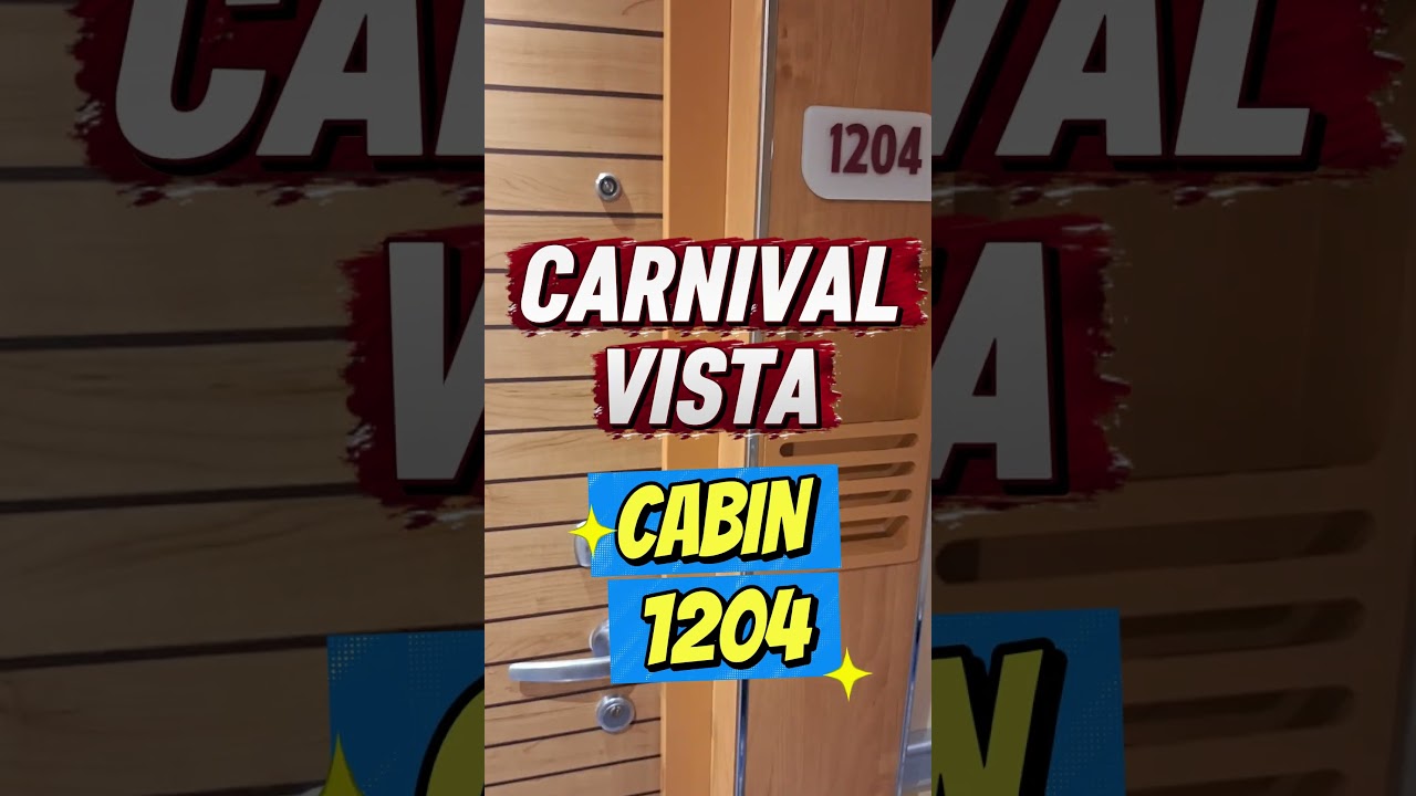 What's Inside Carnival Vista Cabin 1204? 👀🚢 #Shorts