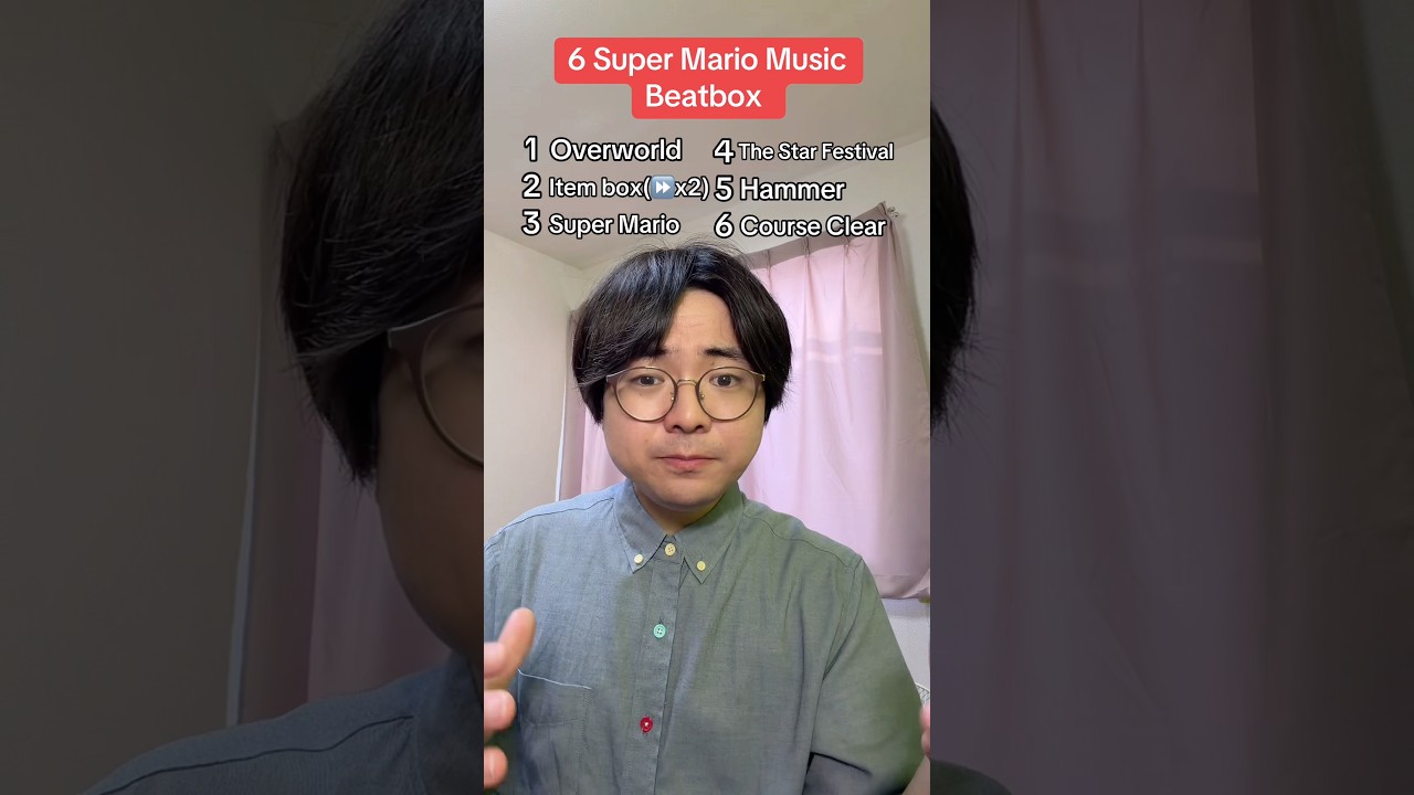 6 Super Mario Music Beatbox #beatbox
