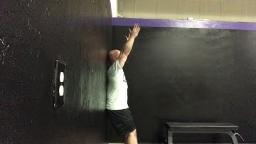 BenchLikeABeast.com - Back to Wall Shoulder Flexion