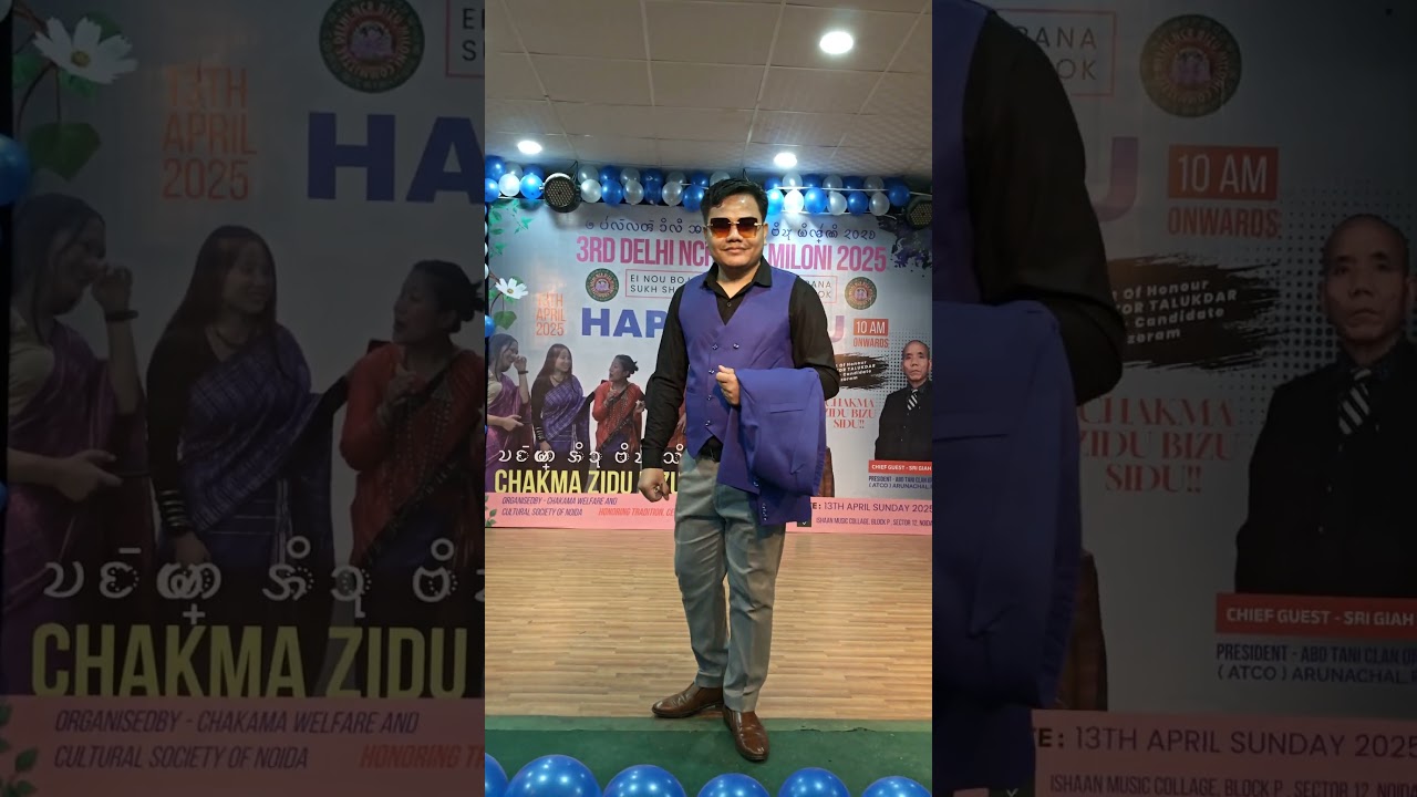 Tried to Ramp walk||Chakma Zidu Bizu Sidu||Fashion show 2025. 