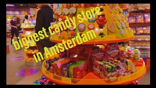 biggest candy store in Amsterdam🍫🍬🍭