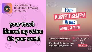 Lyreec Justin Bieber - Off My Face Ft Chaeyoung Music Lyrics