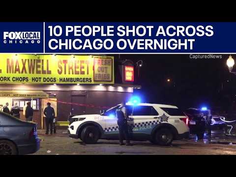 Chicago crime: 10 shot, 4 killed overnight, including mass shooting, CPD says
