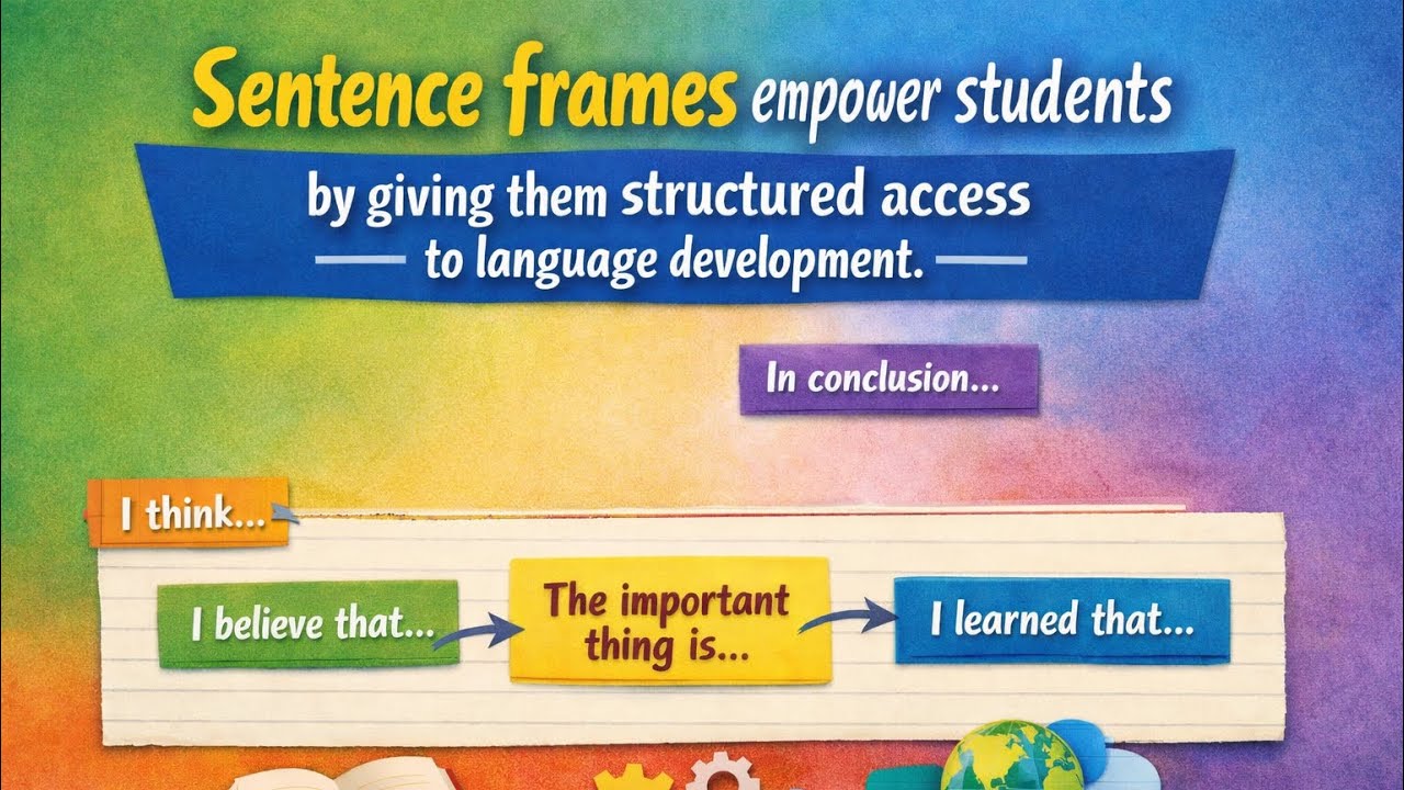 Sentence Frames: Scaffolds for Academic Language Success