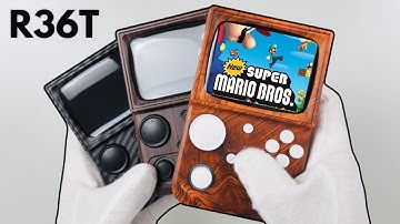 Handheld CRT-Styled Game Console R36T Unboxing + Gameplay